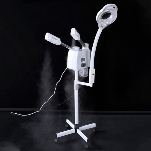 

home beauty instrument multifunction nail salon esthetician standing 3 in 1 one pink portable ozone vapozone machine ozono facial steamer an