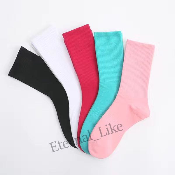 

mens socks skateboard fashion men letter printed socks sports sock sockings hip hop, Black