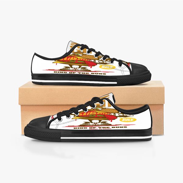 

custom shoes classic canvas low cut skateboard casual triple black accept customization uv printing low mens womens sports sneakers breathab