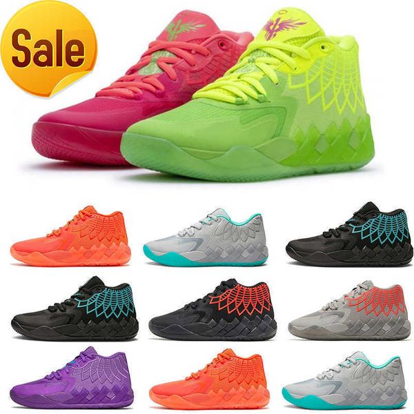 

mb.01 lamelo ball mens basketball shoes rick and morty not from here queen city black blast buzz city rock ridge red lo ufo men trainers