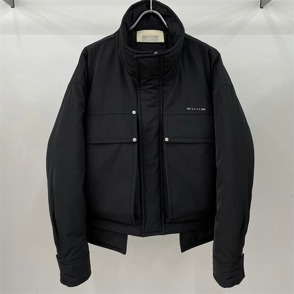 

mens jackets alyx 1017 9sm features cargo pocket cotton coats men women 1 1 black zipper 221112, Black;brown