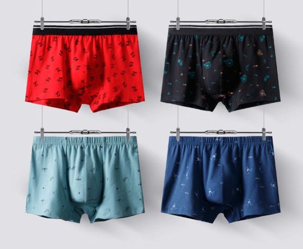 

men's underwear boxer printed short brief underpants summer fashion, Black;white