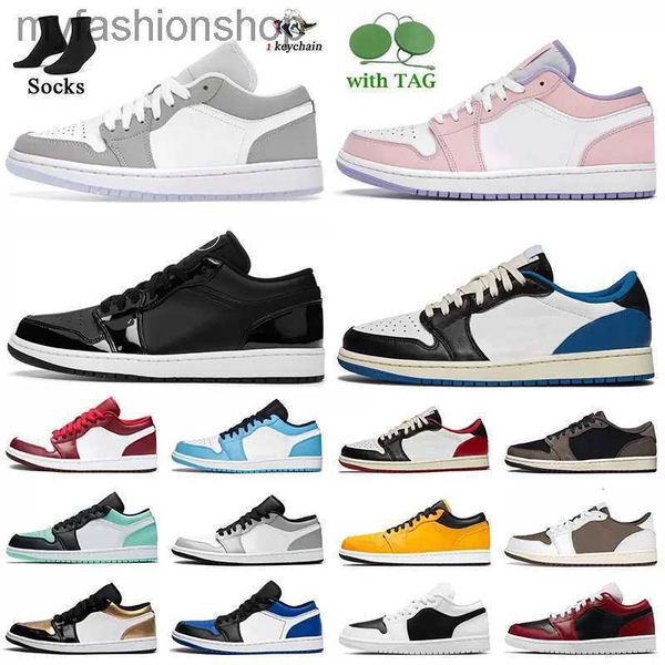 

lows dunks jumpman 1 men women low basketball shoes 1s triple white shadow designer university blue unc black bred toe light smoky grey mens