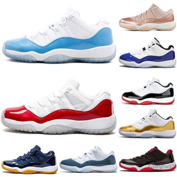 

2022 fashion low basketball shoes men 11s navy snakeskin gum closing ceremony white bred rose gold varsity red infrared concord outdoor jord, Black