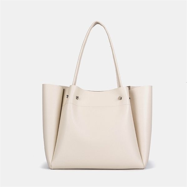 

evening bags womens large capacity versatile fashion leather handbag andle for women single shoulder female tote 221114