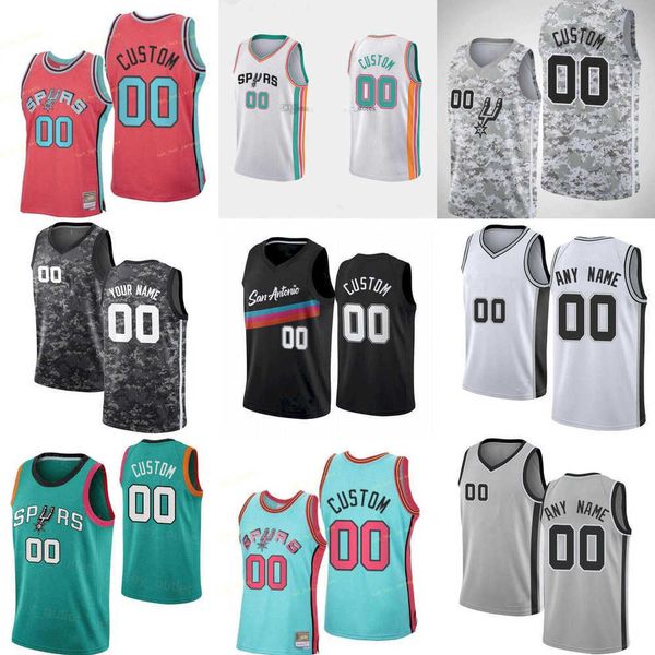 

men women youth san antonio''spurs''custom 31 keita bates-diop 33 tre jones 23 zach collins 18 isaiah roby 11 joshua pri, Black;red