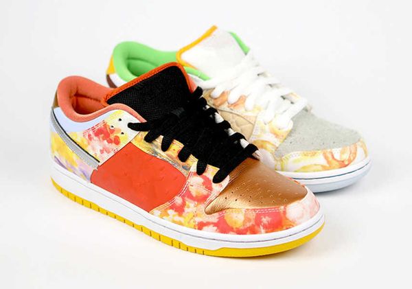 

shoes dunked s low cny men women casual cv1628-800 metallic copper red dark purple sneakers kids store 36-45, White;red