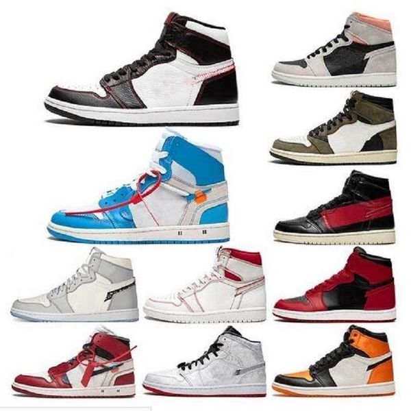 

shoes double jumpman 1 1s high og obsidian unc mens shattered backboard 3.0 trainers sneakers 36-47 shoe, White;red