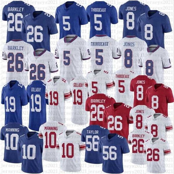 

custom jerseys men women youth football 5 kayvon thibodeaux 26 saquon barkley 10 eli manning 8 daniel jones 19 kenny golladay stitched, Black