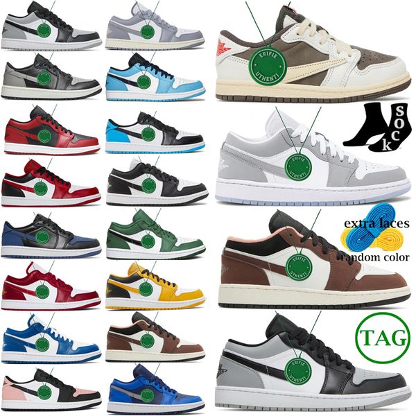 

2022 jumpman 1 low basketball shoes ice blue mocha 1s sneakers crater black grey bred toe panda team red shadow mocha mens sneaker trainers
