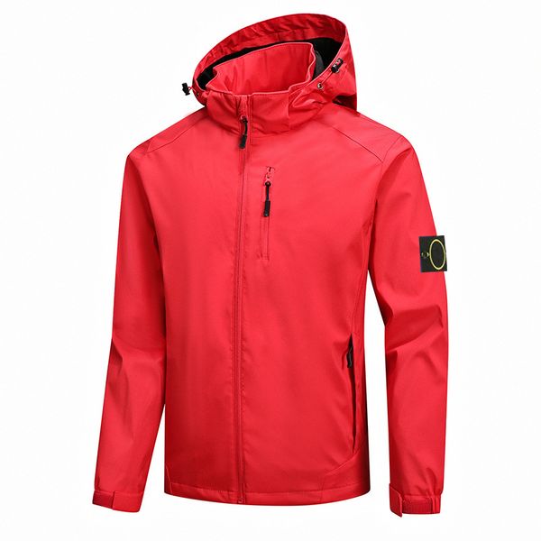 

2023 plus size coat brand jacket small standard function stone jacket island charge coat casual light hooded men's and women&240l, Black;brown