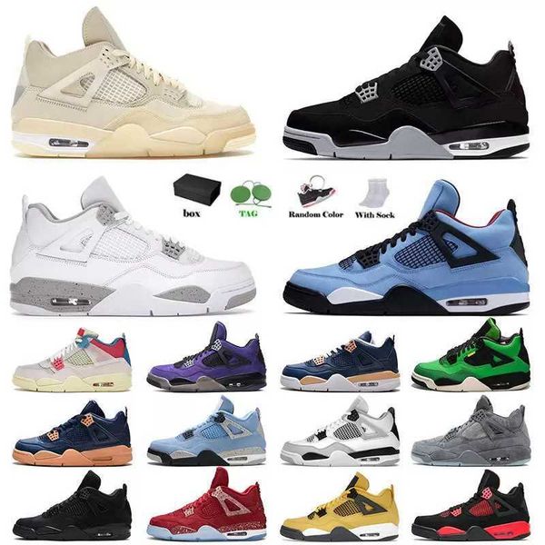 

basketball shoes jorden 4 4s jumpman 4s iv mens womens cactus jack black cat manila white oreo off denim oklahoma sooners sports sneakers