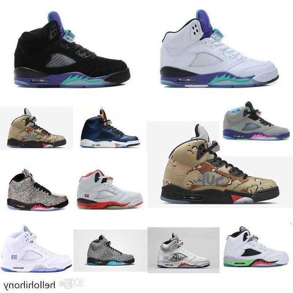 

shoes jumpman 5s retro basketball mens sale white black purple grape bel sup camo red flights sneakers tennis j 5