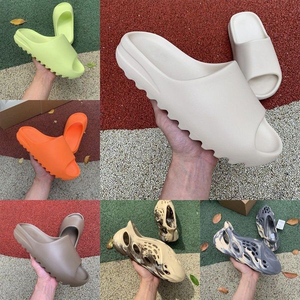 

slides casual shoes flat mens sandal mxt designers s29 desert sand summer brown women beach resin graffiti bone rubber moon gray mineral ldg, Black