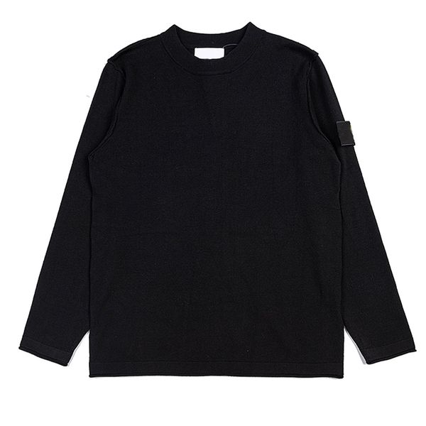 

men's sweatshirts autumn and winter drop shoulder crewnecks custom oversized men sweatshirt st-20220616, Black