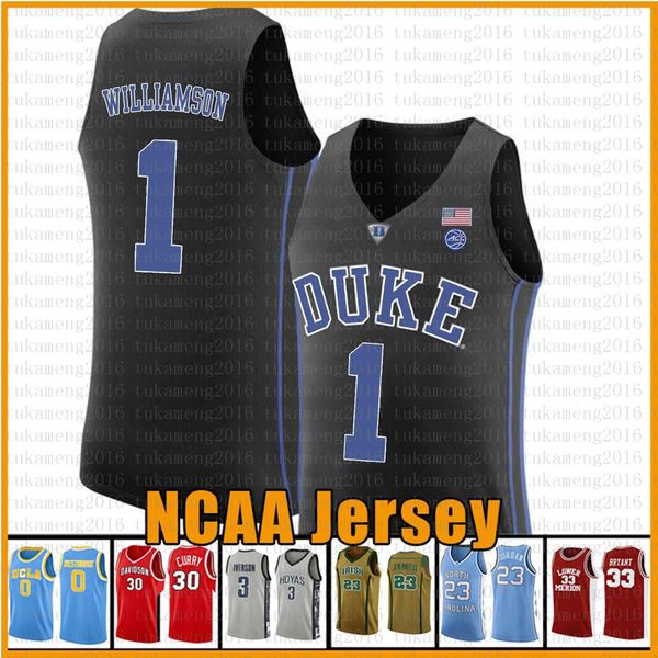 

mens zion 1 williamson duke blue devils ncaa college basketball jersey cam 2 reddish rj 5 barrett christian 32 laettner j.j 4 redick cwxedfd, Black