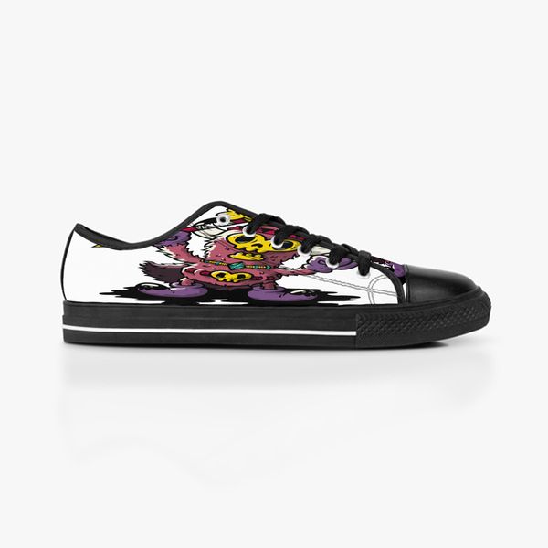 

custom shoes classic canvas low cut skateboard casual triple black accept customization uv printing low mens womens sports sneakers breathab