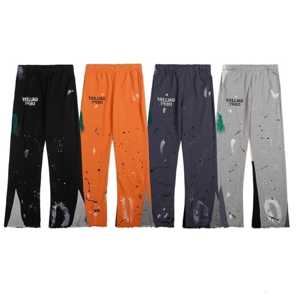 

mens pants fashion classic trendy luxury designer cloth men women retro high street graffiti toilet trousers straight tube casual 221113, Black