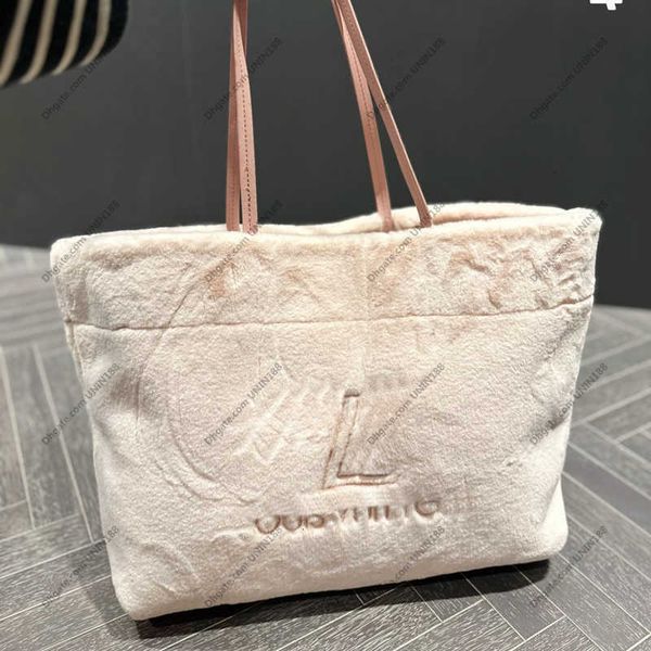 

designer bag crossbody luxurys bags designers leather women shouder hairy bag totes ladies shopping high-capacity purse handbag 39cm