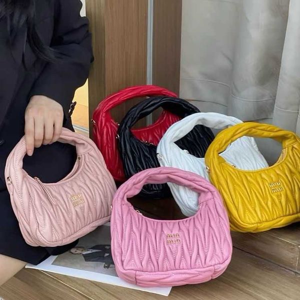 

shoulder bags designer fashion mm handbags wrist sheepskin pleated underarm 2022 new classic one crossbody hobo handbag u5ds young chic sati