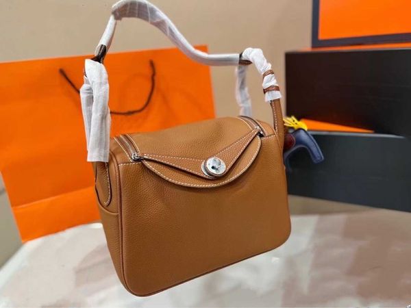 

designer herme lindies handbags nantai lingrady togo cowhide doctor bag one shoulder portable litchi pattern wm