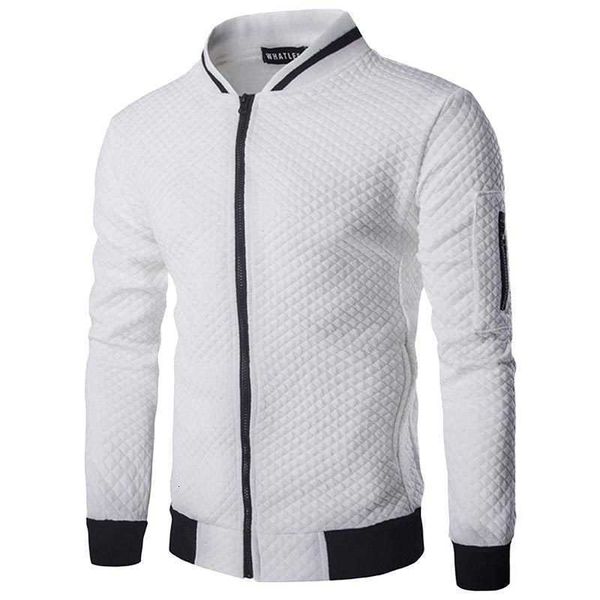 

fleece new trend sweater zipper stand collar jacket men's formal casual plaid cardigan essentials hoodie oversize itself city gj8t, Black