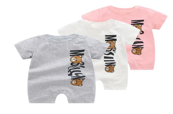 

new 2021 summer newborns baby clothes short sleeves cotton patchwork crawling baby girl boy romper 3 18 months4152130, Blue