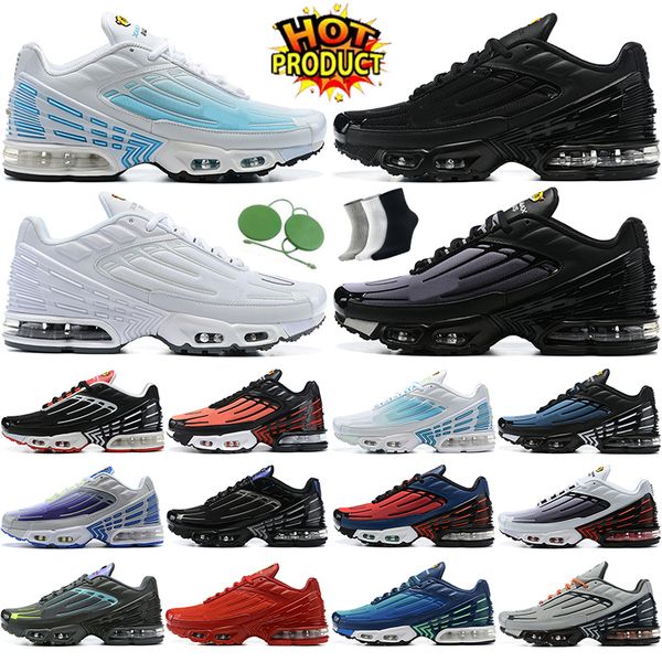 

running shoes plus 3 triple black white laser blue highlighted obsidian wolf grey tiger blood orange ghost green mens womens trainer sneaker