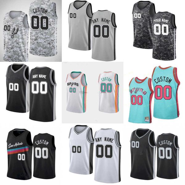 

men women youth san antonio''spurs''custom 17 doug mcdermott 7 josh richardson 25 jakob poeltl 3 keldon johnson 24 devin, Black;red