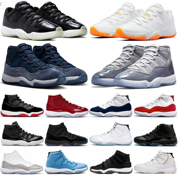 

designer 2023 basketball shoes midnight navy retro 11 cherry jumpman 11s cool grey cap and gown low concord citrus mens trainer sport sneake