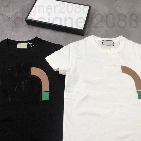 

women's t-shirt designer women t shirt ladies short sleeve high joint name quality men tees pure cotton letter print hip hop style men, White