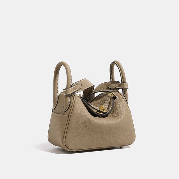 

designer herme lindies handbags leather mini niche texture doctor casual pillow versatile one shoulder messenger wm