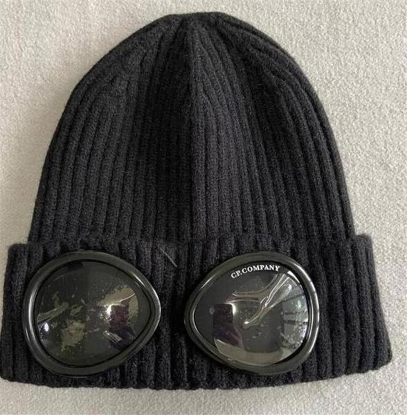 

two lens glasses goggles beanies men knitted hats skull caps outdoor women uniewinter beanie black grey bonnet gorros319w8735917, Blue;gray