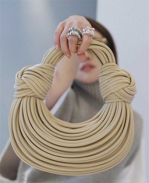 

bags knotted classic designer bag women lady's women's ladies shoulder bottegaes venetas noodle 2023 bread single double dumpling