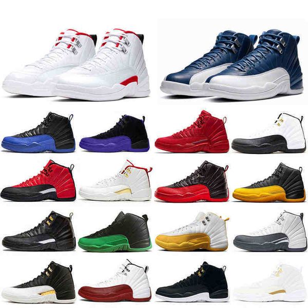 

shoes 12 12s men indigo twist university gold wings taxi reverse flu game royal winterized dark concord sneakers mens, White;red