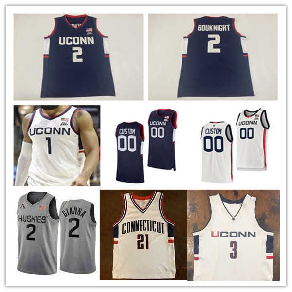 

new uconn college basketball huskies wears jersey connecticut james bouknight r.j. cole adama sanogo tyrese martin isaiah whaley, Black