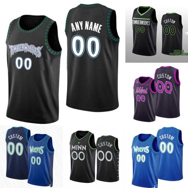 

basketball jersey men women youth minnesota''timberwolves''custom 25 austin rivers 55 luka garza rudy 27 gobert karl-ant, Black;red
