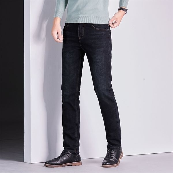 

mens jeans stretch straight tube slim casual fashion versatile 221113, Blue