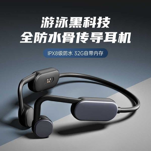 

dido waterproof bone conduction headset wireless bluetooth 5.0 ear mounted swimming sweat proof sports