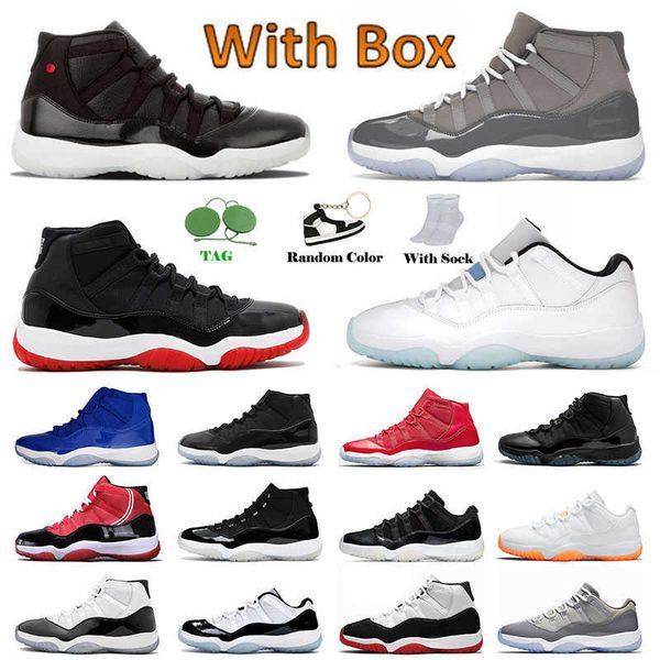 

2021 jumpman 11 basketball shoes for mens low legend blue 11s citrus xi jubilee 25th cool grey high og 72- space jam men women jordas, Black