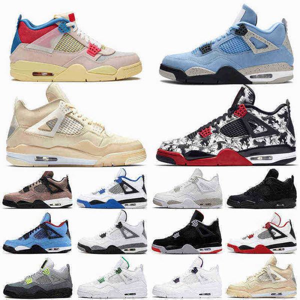 

shoes with dr box jordn jumpman 4 basketball 4s red thunder desert moss, Black