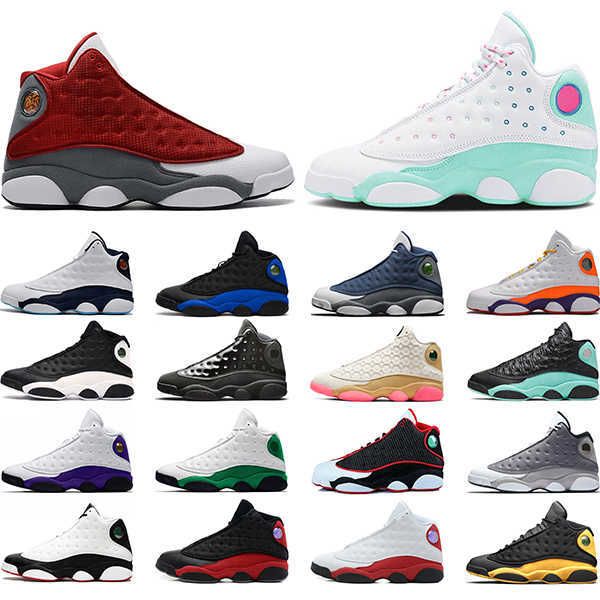 

designer men basketball shoes 13 13s starfish red flint dark powder blue hyper royal playground he got game mens trainers sports sneakers