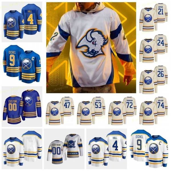 

buffalo reverse retro sabres jersey alex tuch rasmus dahlin owen power jeff skinner jack quinn victor olofsson kyle okposo tage thompson, Black;red
