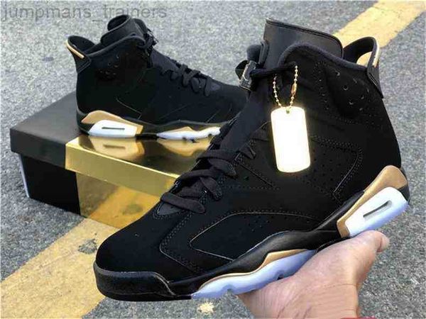 

released dr shoes authentic 6 dmp 6s black metallic gold ct4 4-007 baske