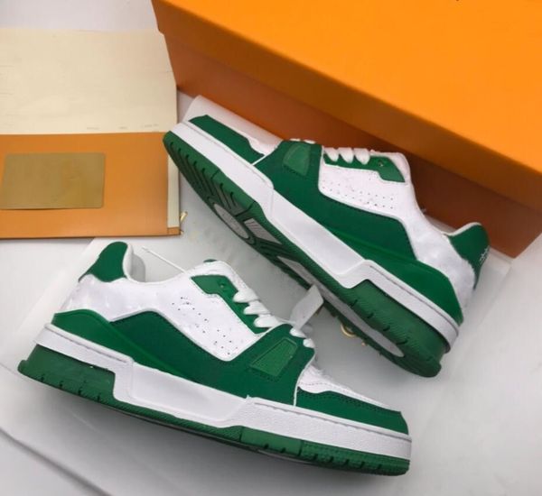 

men women designer trainers fashion luxury wear-resisting lace-up sneakers outdoor comfortable walking shoes36-44, Black