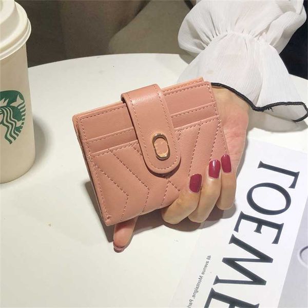 

fashion handbags brand leather women wallet women's short 2023 new niche design exquisite high-end multi-function driver's license, Red;black