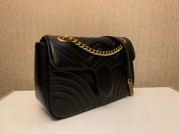 

2022 wallets pattern satchel shoulder bag chain handbags crossbody purse lady leather classic style tote bags, Red;black