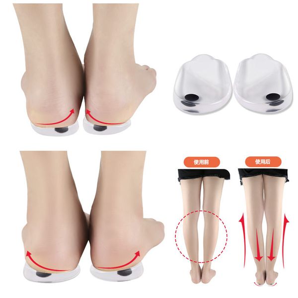 

silicone insoles ortcs x/o-type legs corrector gel pillow for heel orthopedic insoles shoes inserts pad for feet care insoles