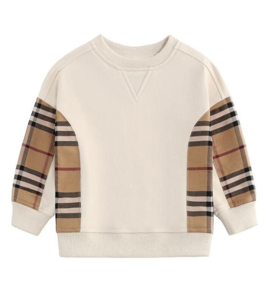 

good quality boys girls sweaters cotton kids long sleeve pullover children plaid casual sweatshirt child sweater6746897, Blue