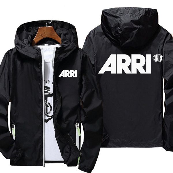 

men's down parkas mens clothing fashion hooded windbreaker arri print cycling thin reflective jacket skin coat adventure travel coat ja, Black